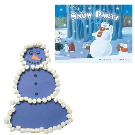 Winter Activities Preschool Classes Will Love - No Time For Flash Cards Snowmen At Night, Winter Crafts Preschool, Snow Party, Winter Activities Preschool, Marshmallow Snowman, Circle Time Activities, Snow Bear, Penguins And Polar Bears, Melted Snowman