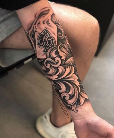 Tato Flash, Mangas Tattoo, Filigree Tattoo, Men Tattoos Arm Sleeve, Forearm Sleeve, Western Tattoos, Chicano Tattoos, Forarm Tattoos, Forearm Sleeve Tattoos