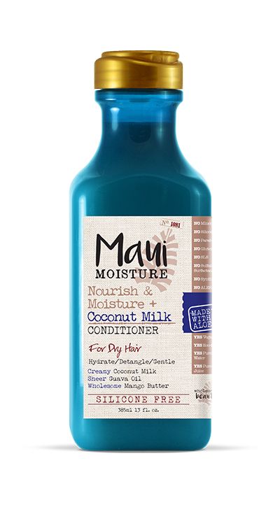 The coconut milk hair conditioner is a lightweight blend of guava extract and mango butter that helps nourish dry hair without any build-up. See more here. Maui Hair Products, Coconut Milk For Hair, Coconut Milk Conditioner, Cantu Hair Products, Coconut Milk Shampoo, Maui Moisture, Shampoo For Curly Hair, Moisturizing Conditioner, Aloe Vera Juice