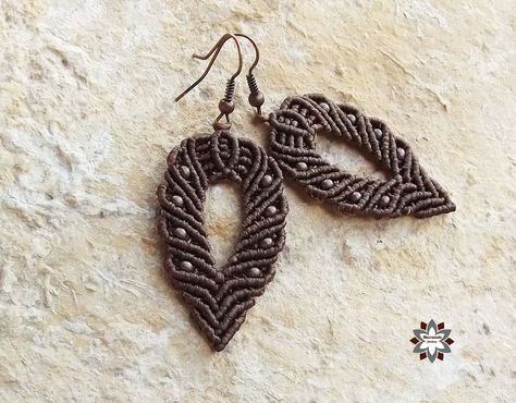 Easy Macrame Earrings, Macrame Earrings Tutorial, Diy Macrame Earrings, Hemp Macrame, Micro Macrame Tutorial, Macrame Jewelry Tutorial, Tutorial Macramé, Easy Macrame, Macrame Bracelet Tutorial