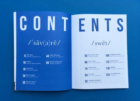 table of contents / toc / food magazine Table Of Contents Magazine, Contents Page Design, Table Of Contents Design, Magazine Design Cover, Mises En Page Design Graphique, Magazine Layout Inspiration, Creative Magazine, Contents Layout, Magazine Table