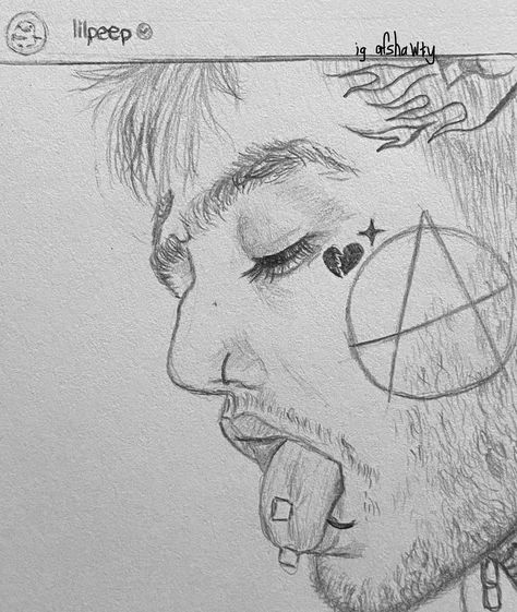 Lil Tracy Drawing, Lil Peep Doodles, Lil Peep Drawing Easy, Lil Peep Art Drawing, Lil Peep Painting Ideas, Lil Peep Castles, Lil Peep Drawing Ideas, Lil Peep Painting, Lil Peep Drawing