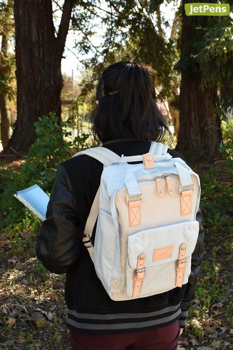 New colors of Large and Standard-size Doughnut Macaroon Backpacks are now available, including cute striped versions like Stone x Blue Lotus and Stone x Light Coral. Doughnut Macaroon Bag Aesthetic, Doughnut Backpack Aesthetic, Doughnut Macaroon Bag, Doughnut Macaroon Backpack, Doughnut Backpack, Macaroon Backpack, Aesthetic Backpack, Cute Pencil Case, New Pen