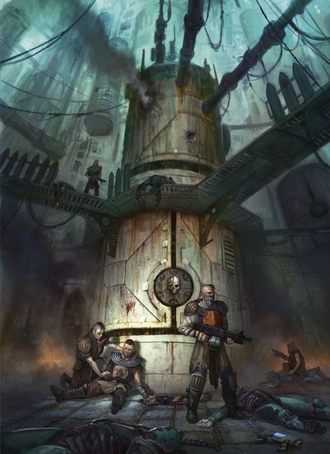 Warhammer 40k artwork — Outcasts Environmental Artwork, House Van, 40k Imperial Guard, Bloodborne Art, Rogue Traders, Warhammer Terrain, 40k Artwork, Warhammer 40k Art, Warhammer 30k