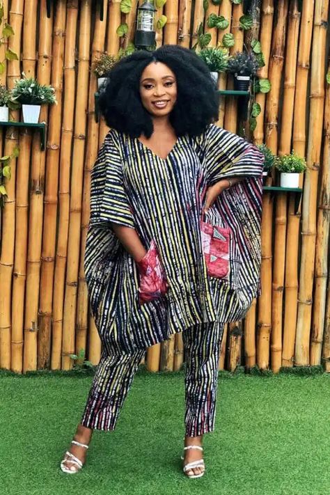 Latest Adire Styles for Fashionable Men and Women – Svelte Magazine Shirt Gown Styles, Adire Styles For Ladies, Kampala Styles, Casual Two Piece Outfits, Adire Styles, Ankara Pants, Shirt Gown, African Print Dress Ankara, Two Piece Outfits