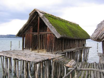 Pile Dwelling, Vernacular House, Alps Austria, Painted House, House On Stilts, Medieval Village, Big River, Oak Forest, Sea Level Rise