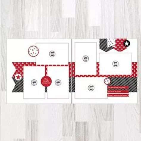 Scrapbook Multiple Photos, Scrapbook Sketches 12x12, Scrapbook Design Layout, Christmas Scrapbook Layouts, Paper Embellishments, Picture Layouts, Christmas Layouts, Sheets Of Paper, Scrapbook Layout Sketches