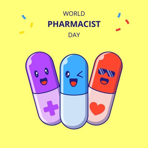 Pharmacist Day Ideas, Medicine Cartoon, Pharmacist Day, World Pharmacist Day, Happy New Year Photo, About World, Cute Presents, Nurse Love, New Year Photos