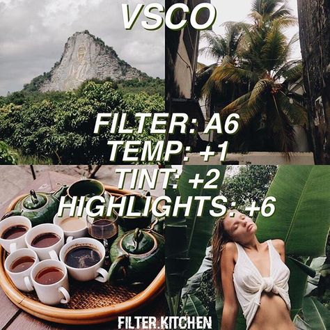 Type: Free   Best for Green photos! Nature lovers this is great filter for you and your adventures! Vsco Effects, Vsco Filter Free, Vsco Filter Instagram, Vsco Themes, Vsco Tutorial, Best Vsco Filters, Vsco Cam Filters, Photo Hacks, Photo Editing Vsco