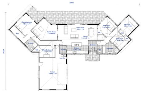 Wairiti | 5 Bedroom House Plan, Single Storey | Latitude Homes Single Storey House, 6 Bedroom House Plans, Single Storey House Plans, House Plans For Sale, 5 Bedroom House Plans, 6 Bedroom House, Bedroom Floor Plans, Contemporary Style Homes, One Story Homes