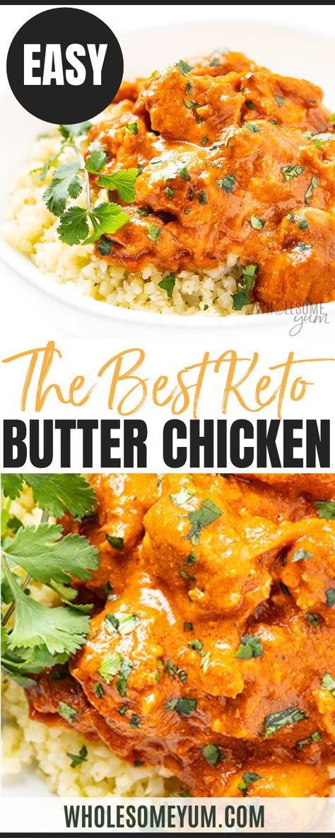 Keto Indian Food, Keto Butter Chicken, Butter Chicken Recipe Indian, Butter Chicken Sauce, Butter Chicken Recipe Easy, Chicken Sauce Recipes, Easy Butter, Butter Chicken Recipe, Low Carb Diet Recipes