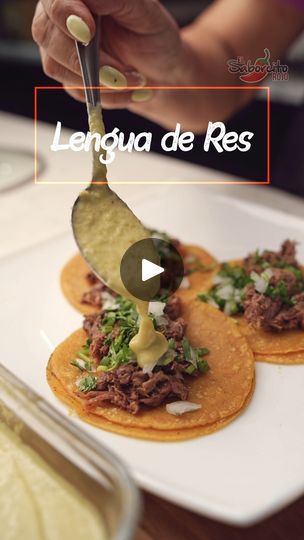 5.4K reactions · 1.7K shares | Tacos de Lengua de Res | Unos ricos tacos de Lengua de Res bien fácil y bien rica... 🤤😍🌮 Sígueme para más recetas! #recetamexicana #lengua #recetas | By El Saborcito Rojo | Facebook Sandwiches, Tacos, Drinks