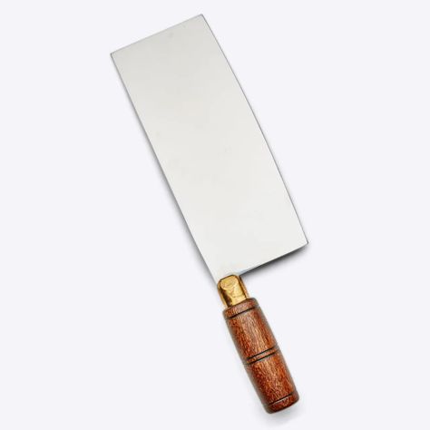 A Chinese Cleaver Is The Only Knife You Need, Says My Mom | Bon Appétit Chinese Cleaver, Monster Under The Bed, Garlic Uses, Knife Skill, Corn On Cob, Pork Shoulder, Whole Chicken, Print Magazine, Garden Trowel