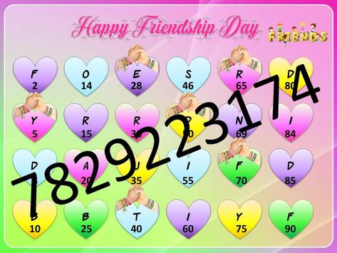 FriendshipDay Tambola/housie Ticket Tambola Tickets, Tambola Game, Friendship Day Special, Kitty Party Games, Happy Friendship Day, Friendship Day, Kitty Games, Cat Party, D 2