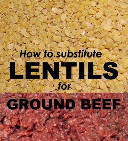 How to substitute lentils for ground beef - Money Saving Mom® (quinoa works good in taco meat too) Lentil Recipes, Seitan, Meatless Meals, Meat Free, Vegan Life, Vegan Eating, Vegan Dishes, Base Foods, Going Vegan