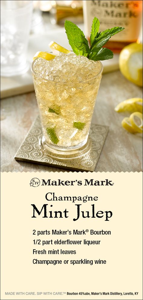 Derby Cocktails, Boozy Cocktails, Mint Julep Cocktail, Mint Drink, Whiskey Recipes, Kentucky Derby Party, Fresh Mint Leaves, Derby Party, Alcohol Recipes