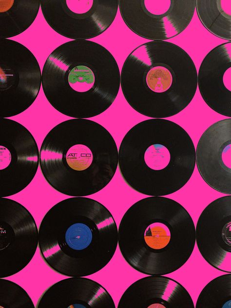 Funky Retro Wallpaper Background | Retro Vinyl Records Music Aesthetic | Vintage Pink Photography Pink 80s Wallpaper, Edgy Moodboard Aesthetic, 60s Music Aesthetic, Record Aesthetic Vinyl, Vinyl Record Wallpaper, 90s Music Aesthetic, Funky Wallpaper Iphone, Grunge Wallpaper Aesthetic, 60s Background