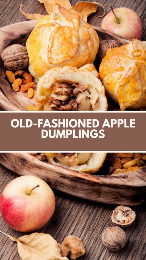 Old-Fashioned Apple Dumplings recipe is made of fresh apples, cinnamon, and flaky pastry this delightful dessert serves 8 and takes about 1 hour to prepare, making it a perfect treat for any occasion, especially during the fall. Amish Apple Dumplings Recipe, Crockpot Apple Dumplings, Old Fashioned Apple Dumplings Recipe, Fresh Apple Recipes, Apple Dumplings Recipe, Best Apple Desserts, Easy Apple Dumplings, Apple Dumpling Recipe, Apple Dumpling