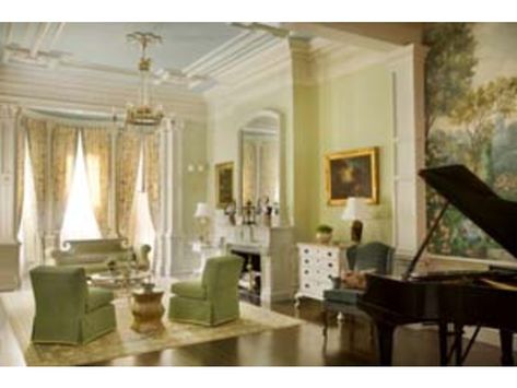 Peabody, MA - A look at Yelp’s “highest rated” wedding venues in Massachusetts. | Patch Green Country Kitchen, Dix Blue, Breakfast Room Green, College Club, Ladies Club, Country Dining Rooms, Farrow And Ball Paint, Front Door Colors, Paint Brands