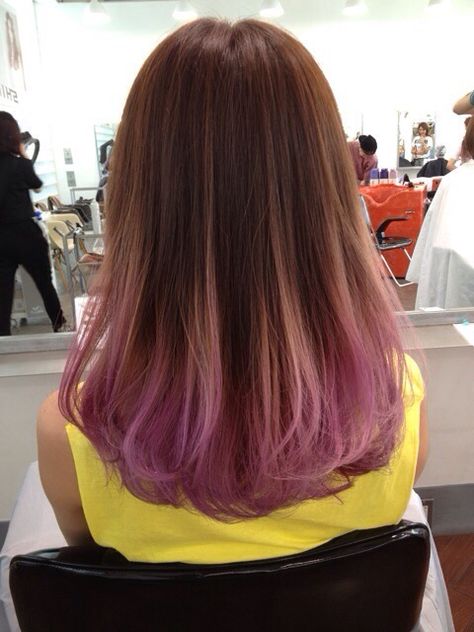 Cabello *-* Pink Ombre Hair, Dip Dye Hair, Hair Color Pastel, Ombré Hair, Hair Color Purple, Colour Ideas, Trendy Hair Color, Ombre Hair Color, Red Hair Color