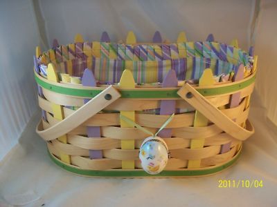 Longaberger Easter Basket Yellow Basket, Longaberger Baskets, Mccoy Pottery, Handmade Baskets, Happy Spring, Shopping Ideas, Holiday Shopping, Easter Basket, Nantucket