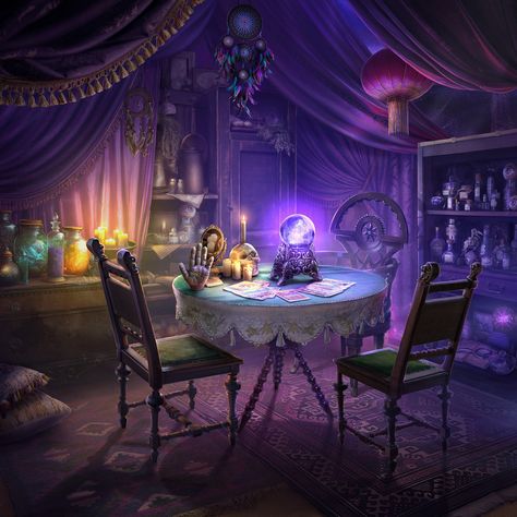 Magic Room fortune tellers :: Behance Fortune Teller Game, Blind Justice, Magic Room, Pumpkin Decorating Contest, Fortune Tellers, Witch Shop, Chinese Lanterns, Fortune Teller, Sin City