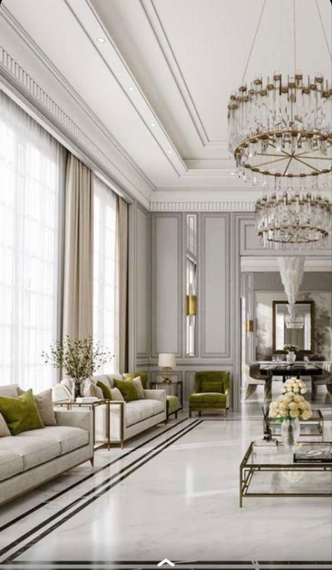 Luxury Majlis Design, Luxury Majlis, Luxury Marble Flooring, Classic Interior Design Living Room, Majlis Design, Luxury Ceiling Design, Modern Luxury Interior, Dining Interior, Luxury Living Room Decor