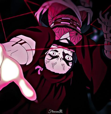 Nezuko Burning, Nezuko Blood Demon Art, Blood Demon Art, Demon Nezuko, Blood Demon, Rage Art, Nezuko Chan, Blood Art, Nezuko Kamado