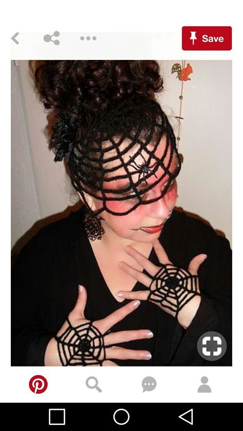 Crochet Costumes, Crochet Skull, Web Patterns, Halloween Crochet Patterns, Spider Webs, Halloween Hats, Halloween Spider Web, Holiday Crochet, Crochet Gloves