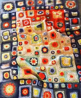 Autumn Projects, Crocheted Stuff, Pretty Blankets, Rowan Felted Tweed, Granny Square Pattern, Crochet Stitches Diagram, Crocheted Blanket, New Relationship, Crochet Granny Square Blanket