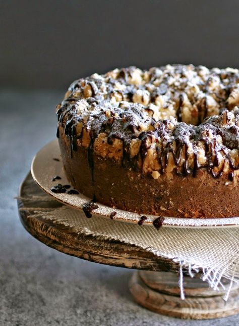 Moist Chocolate Chip Cake, Chocolate Chip Crumb Cake, Potluck Favorites, Crumb Cakes, Heavenly Desserts, Baked Desserts, Chippers, Recipe Cake, Chocolate Chip Cake