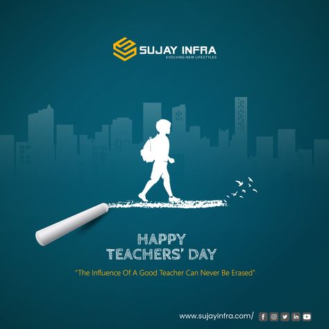 #sujayinfra #teachers #teachersday #teachersdaycelebration #teachersday2023 #education #educationforall #thankateacher #teacherappreciation #teacherappreciationday #worldteachersday #educator #inspiringeducators #teacheroftheyear #bestteacherever #teacherlife #educationispower #knowledge #knowledgeispower Teacher's Day Creative Ads Free, Happy Teacher's Day Social Media Posts, Teachers Day Social Media Creatives, Teachers Day Poster Design Creative, Education Poster Design Ideas Student, Teacher Day Poster Design, Teachers Day Pubmat, World Teachers Day Poster, Teachers Day Creative Post