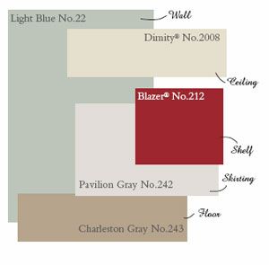 Color palette for the basement when it's finished maybe... Living Room Red Accents, Elephants Breath, Farmhouse Paint Colors, Pintura Exterior, Farmhouse Paint, Paint Color Schemes, Red Colour Palette, Living Room Red, Paint Color Palettes