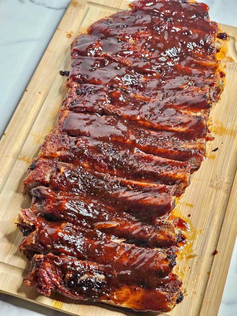 Easy Oven Baked Pork Spareribs - Krystel's Cooking Spareribs In Oven, Spare Ribs In Oven, Baked Spare Ribs, Bbq Ribs In The Oven, Gochujang Sauce Recipe, Oven Pork Ribs, Pork Spare Ribs Recipe, Spareribs Recipe, Pork Spareribs