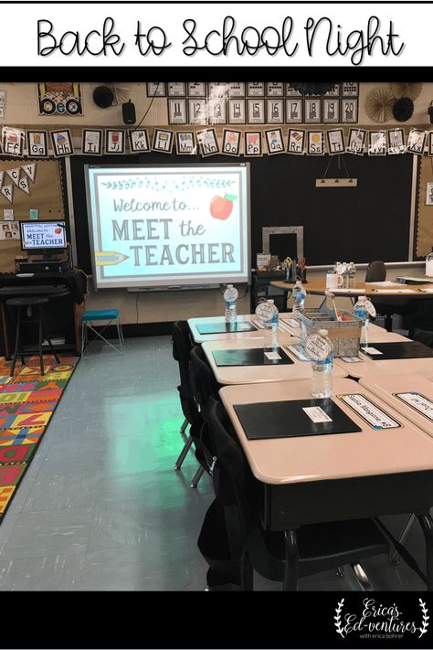 Curriculum Night, Meet The Teacher Night, Farmhouse Classroom, School Open House, Teacher Forms, Classroom Goals, Meet The Teacher Template, First Week Of School Ideas, Classroom Makeover