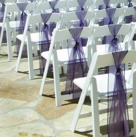 Like the darker lavender color sash White Folding Chair With Sash, Graduation Chair Decorations, White Resin Chairs Wedding, Mercury Glass Wedding Decor, Purple Sash, Aisle Ideas, White Folding Chairs, Wedding Chair Sashes, Purple Chair