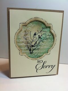 Sorry Card, Serene Silhouettes, Sympathy Cards Handmade, Silhouette Cards, Bird Cards, Butterfly Cards, Stamping Up Cards, Card Making Inspiration, So Sorry