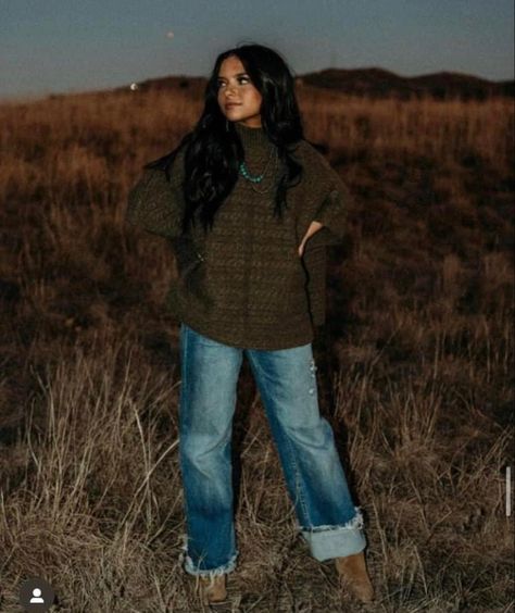 Southern Outfits Winter, Punchy Outfits Fall, Cowgirl Winter Outfits, Western Grunge Style, Granola Girl Outfits, Casual Country Outfits, Southern Outfits, Cute Country Outfits, Western Style Outfits