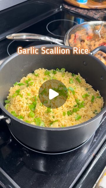 Michelle Disla on Instagram: "Garlic & Scallion Rice. this easy recipe adds a little ‘oomph’ to my weeknight cooking. 

3 scallion bunches, white and green parts divided
3 tb oil
2 tb adobo
8 garlic cloves, grated
3 cups white rice
3 cups water

#bigmamacooks #ricerecipe #easyrice #garlicrice #scallionrice" Scallion Rice Recipe, Scallion Rice, Chinese Garlic, Rice Side Dish Recipes, Garlic Rice, Rice Side, Rice Side Dishes, Side Dishes Recipes, Adobo