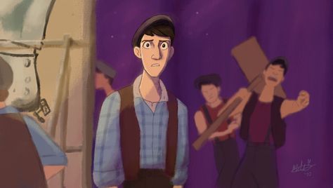 Davey Newsies Broadway, Newsies Jack X Davey, Jack Kelly X Davey, Davey X Jack, Jack X Davey Newsies, Jack X Davey Newsies Fanart, Newsies Davey, Davey Newsies, Newsies Art