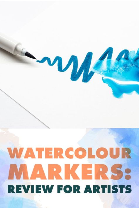 A review of the best watercolour markers for artists, for students, hobbyists beginners and professionals. Find out how the different brands of watercolour markers compare to one antoher and the different properties of each. #watercolourmarkers #bestwatercolourmarkers #markerdrawing #watercolormarker #watercolormarkers #watercolormarkerdrawing #bestwatercolormarkers #markerart #bestmarkers #artmarkers #drawingtutorials #drawingtools #drawingsupplies #watercolormarkerart Watercolour Markers, Water Color Markers, Watercolor Painting For Beginners, Beautiful Abstract Painting, Art Projects For Adults, Watercolor Tips, Diy Artwork, Diy Art Projects, Watercolor Paintings Tutorials