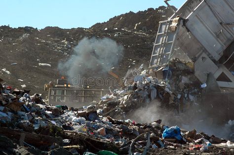 Dumping Garbage at Landfill. Landfill Operations Garbage Dumping , #AD, #Garbage, #Dumping, #Operations, #Landfill #ad Landfill Photography, Garbage Dump, Photoshop Effects, Stock Photography, Photo Image, Recycling, Photoshop, Trucks, Stock Photos