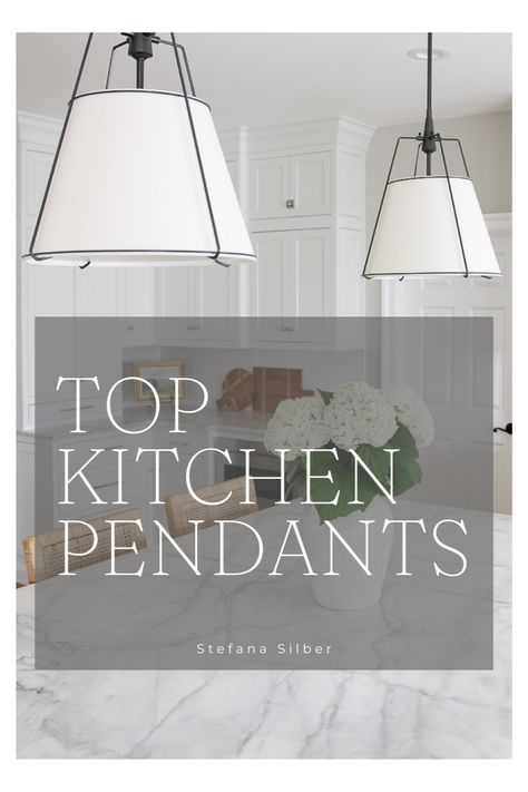 These drum shade pendants are my top pick for kitchen island pendants. They have a neutral decor style and will look great in any home! Want to know my pick for under-cabinet lighting? Read this post to find out! Kitchen Lighting Fixtures Over Bar, Pendant Lighting Over Kitchen Island Brushed Nickel, Kitchen Table Ceiling Lights, Modern Farmhouse Kitchen Table Lighting, Pendant Lighting Over Kitchen Island Transitional, Drum Lights Over Kitchen Island, Pendants For White Kitchen, Pendant Lights In White Kitchen, Oversized Kitchen Pendant Lights