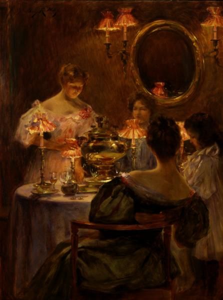 Russian Tea | Smithsonian American Art Museum Giovanni Boldini, Wood Gallery Frames, Russian Tea, Pierre Bonnard, Woman Loving Woman, Mary Cassatt, Pierre Auguste, John Singer Sargent, American Painting