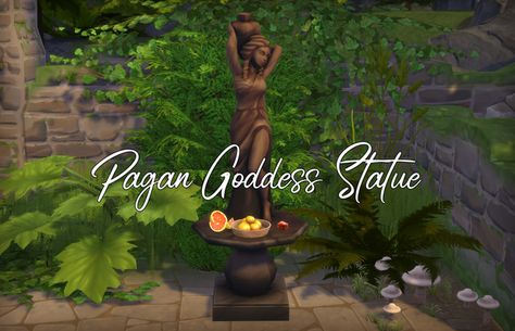 Snowy Escape, Sims 4 Hair Male, Sims 4 Challenges, Pagan Goddess, Medieval Village, Play Sims, 2000s Clothes, Wishing Tree, Sims 4 Cc Packs