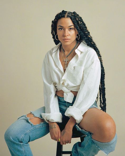 Princess Nokia on Instagram: “Our Body Our Choice Our Rules ✊🏾” Princess Nokia, Studio Posing, Woman Photoshoot, Denim Photoshoot, Studio Photoshoot Ideas, Feminine Outfits, Beautiful Photoshoot Ideas, Studio Poses, Studio Photography Poses