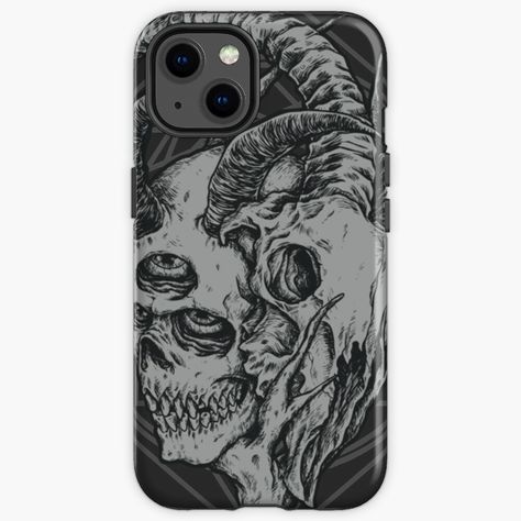 Baphomet Skull, Gothic Phone Case, School Dr, Diy Phone Case, Amazon Finds, Phone Cover, Pencil Case, Iphone Xr, Nuts