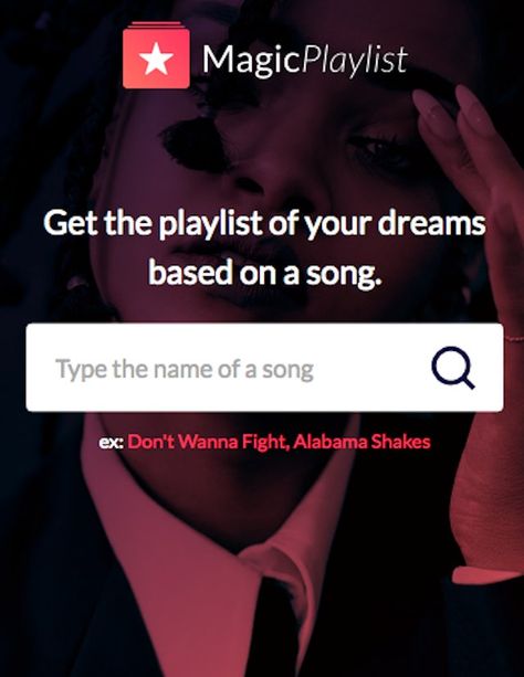 Magic Playlist app home page App Home Page, Spotify Hacks, Playlist App, App Home, Video Seo, Spotify Playlists, Things To Do When Bored, Spotify Playlist, Good Ideas