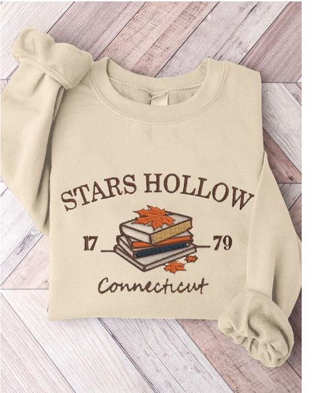 Can order from etsy Stars Hollow Crewneck, Lorelai Gilmore T Shirts, Lorelai Gilmore Tshirts, Gilmore Girls Tote Bag, Stars Hollow Books Sweatshirt, Gilmore Girls Sweatshirt, Rory And Jess, Stars Hollow, Gilmore Girls