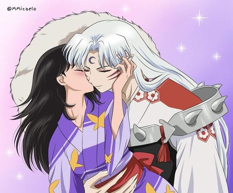 Inuyasha Rin, Rin Sesshomaru, Butterfly Kimono, Lord Sesshomaru, Sesshomaru And Rin, Rin And Sesshomaru, Inuyasha Fanart, Seshomaru Y Rin, Inuyasha And Sesshomaru